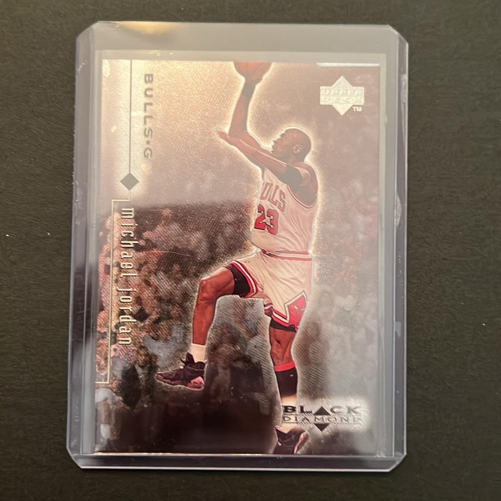 Michael Jordan Upper Deck Black Diamond Basketball Card - Picture 3 of 4